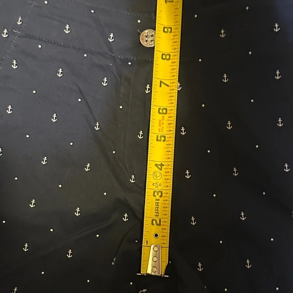 Nautica Women's Dark Blue Anchor Patterned Shorts